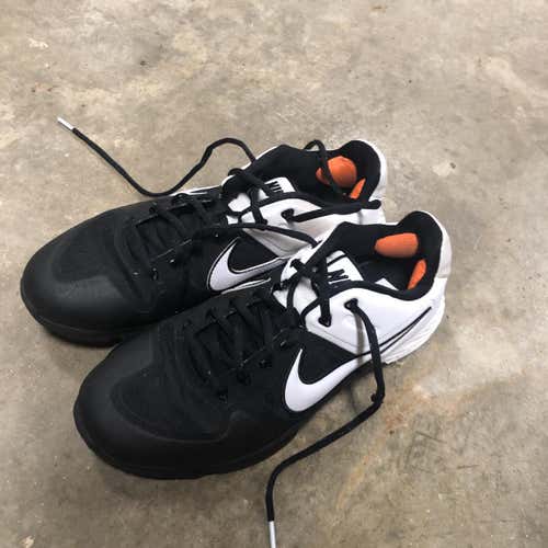 Black Used Size 11 Nike Baseball Turf Shoes