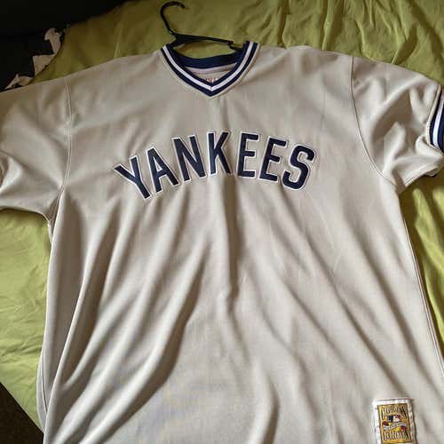Yankees Babe Ruth 1XL Authentic Jersey Rare