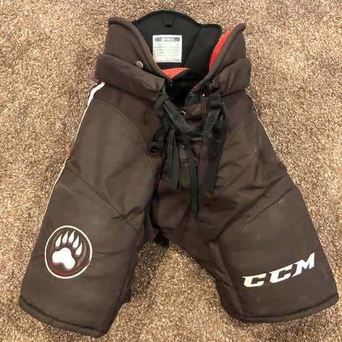 Hershey Bears Brown Senior Used Medium CCM HP45X Hockey Pants Pro Stock