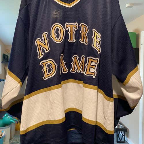 Notre Dame Hockey Jersey Bauer Large