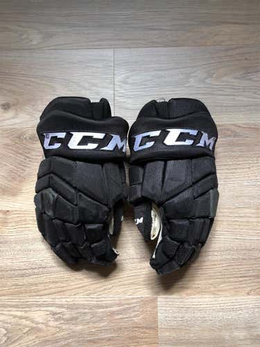Game Worn Cleveland Monsters Pro Stock CCM 13” Gloves