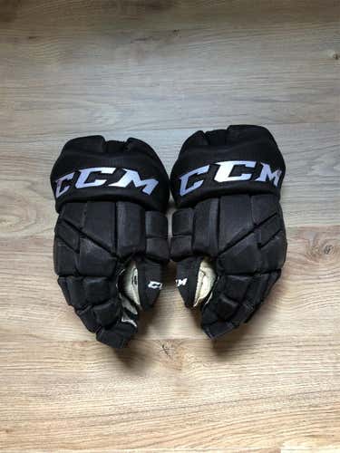 Game Worn Cleveland Monsters Pro Stock CCM 13” Gloves