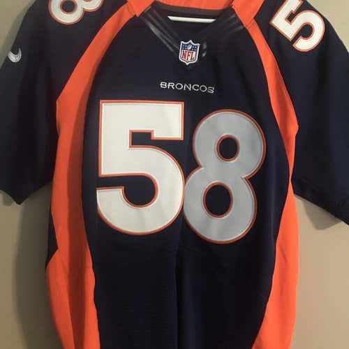 Blue Von Miller Denver Broncos Size 40 Jersey