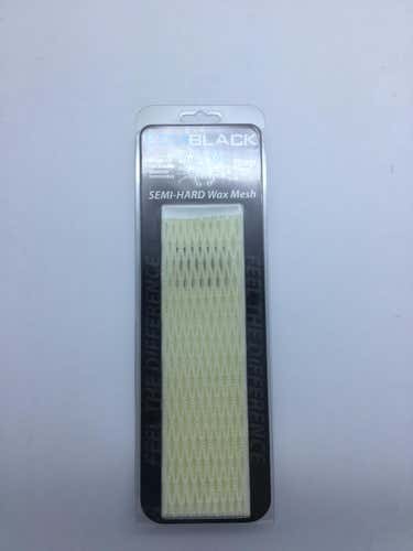 New ECD Lacrosse "Black" 15mm Semi Hard Wax Mesh