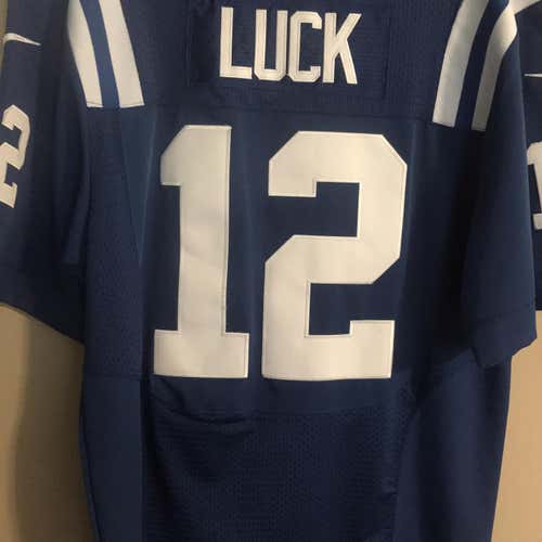 Blue Andrew Luck Colts Size 40 Jersey