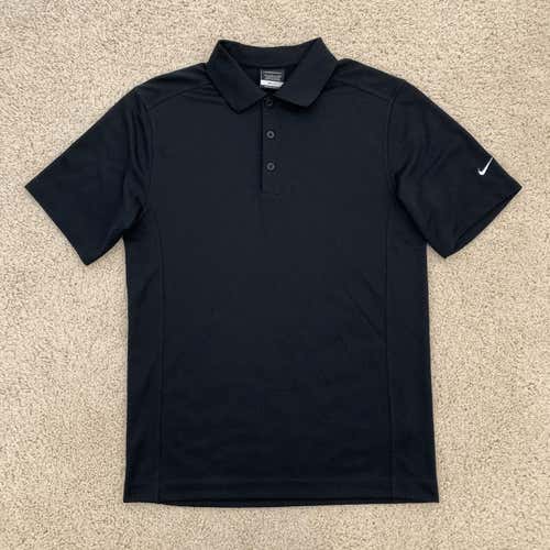 Nike Golf Black Dri-Fit Polo Men's Size Small