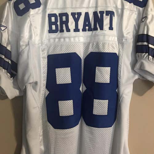 White Dez Bryant Dallas Cowboys Men's Large Reebok Jersey