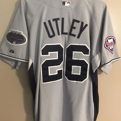Chase Utley National League All Star Game  Men's Large Majestic Jersey