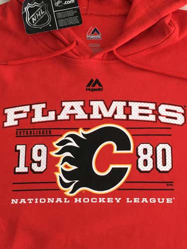 Calgary Flames Majestic Hoodie Large