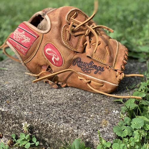 Refurbished Brown Used Infield Heart of the Hide 11.5" Baseball Glove