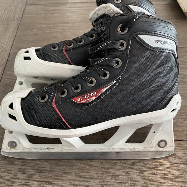 Used CCM RBZ 70 Regular Width Size 1 Hockey Goalie Skates