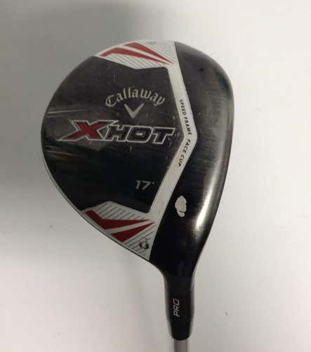 Used Callaway Xhot Pro 3 Wood Graphite Stiff Golf Fairway Woods