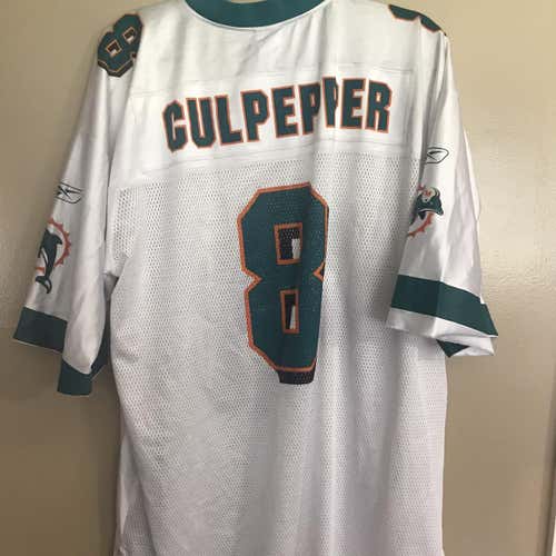 Dante Culpepper Miami Dolphins Men's XL Reebok Jersey