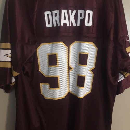 Brian Orakpo Washington Redskins Alternate  Men's XL Reebok Jersey