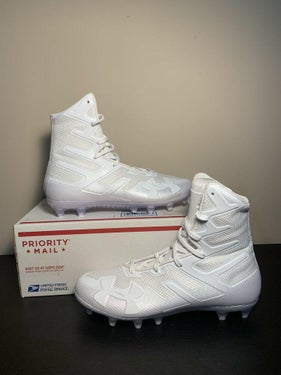 Under Armour Highlight MC High Mens MULTI SIZE Football Cleats White 3000177-100