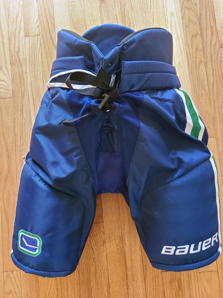 Like New Canucks Senior Medium Bauer Pants Pro Stock