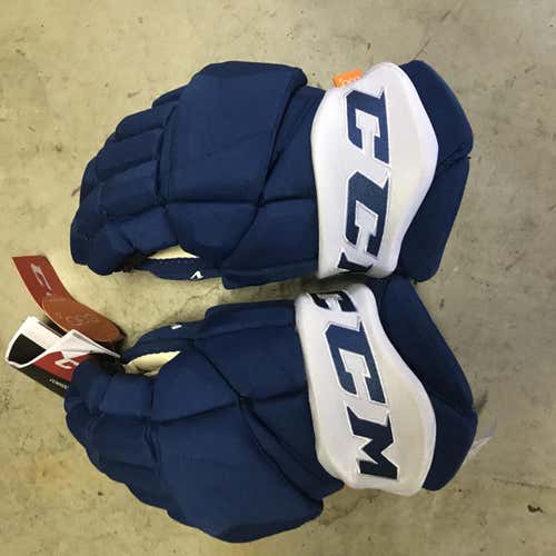 Blue New CCM Jetspeed FT1 14" Pro Stock Gloves