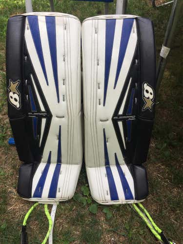Blue Used 31" Brian's Subzero 6.0 Goalie Leg Pads