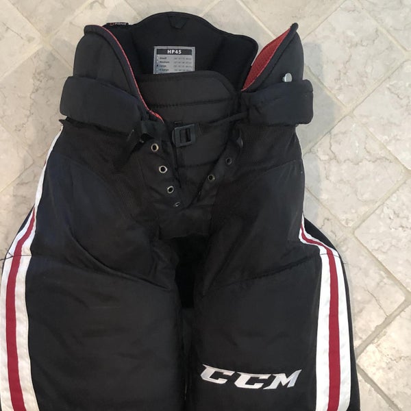 Like-new Chicago Blackhawks CCM HP45 Pro Stock Hockey Pants, Large