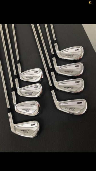 Used Right Handed 718 CB Forged Irons Stiff Flex Steel Shaft Iron Set