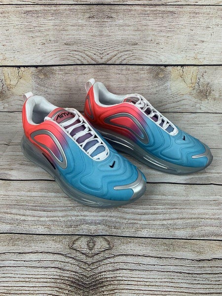 Nike Air Max 720 Lava Glow Blue Fury Shoes AR9293-600 Womens Size 8