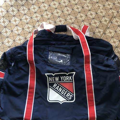 New York Rangers Pro Stock Hockey Bag