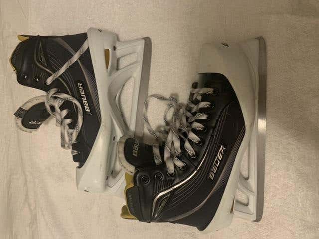 Senior Used Bauer Goalie Skates Regular Width Size 10