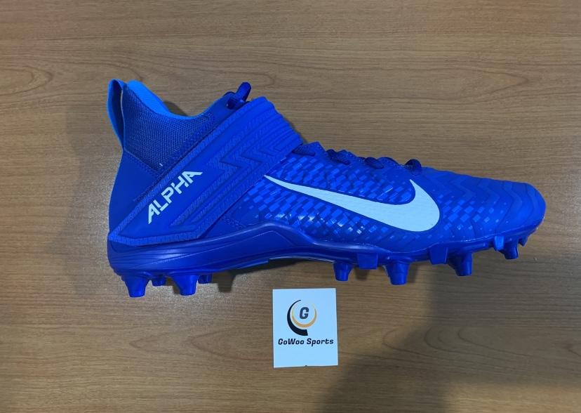 Nike Alpha Menace Varsity 2 MID Football (Size12) New (Royal Blue)