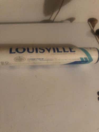 White Used High School/College Louisville Slugger Composite LXT Bat (-10) 22 oz 32"