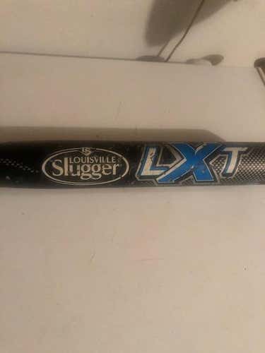 Black Used High School/College Louisville Slugger Composite LXT Bat (-10) 22 oz 32"