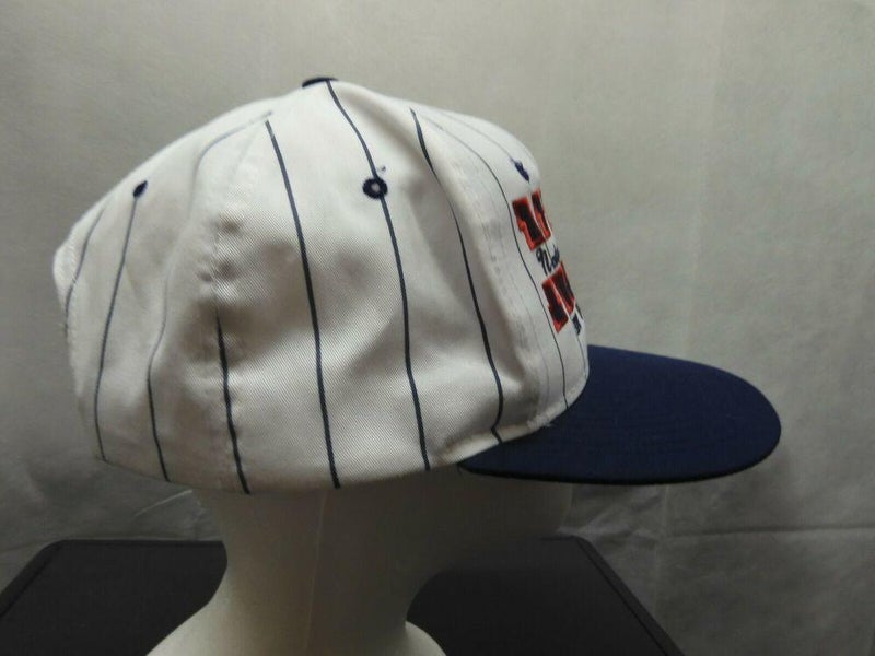 Vtg New York Yankees Pinstripe Hat MLB Starter Baseball Cap one