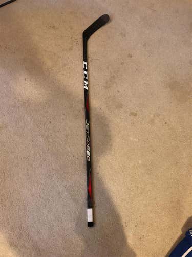 Used Right Handed JetSpeed Toe Pattern Pro Stock Hockey Stick