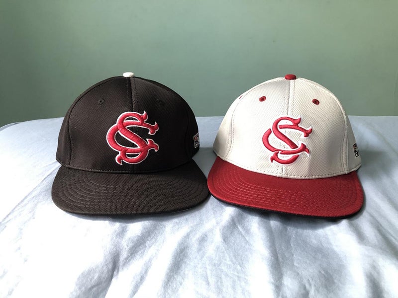 2 South Carolina USC The Game On-Field Baseball Caps 7 3/8