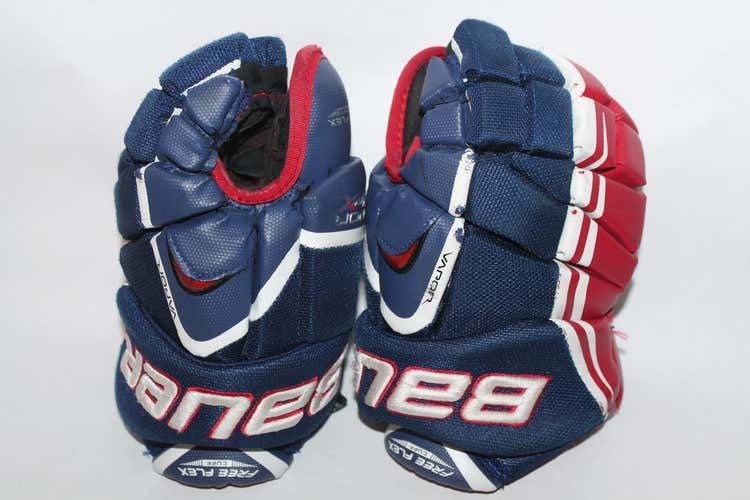 Blue Used Junior Bauer Vapor APX Gloves 10"