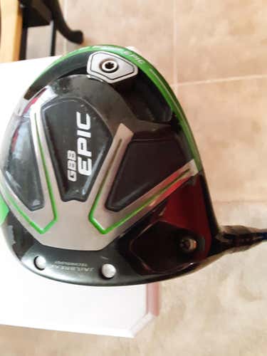 Used Men's Callaway Left Hand Grat Big Bertha Epic Driver Stiff Flex 9 Loft