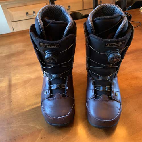 Used Men's Size 9.5 (Women's 10.5) Ride Anthem Snowboard Boots All Mountain