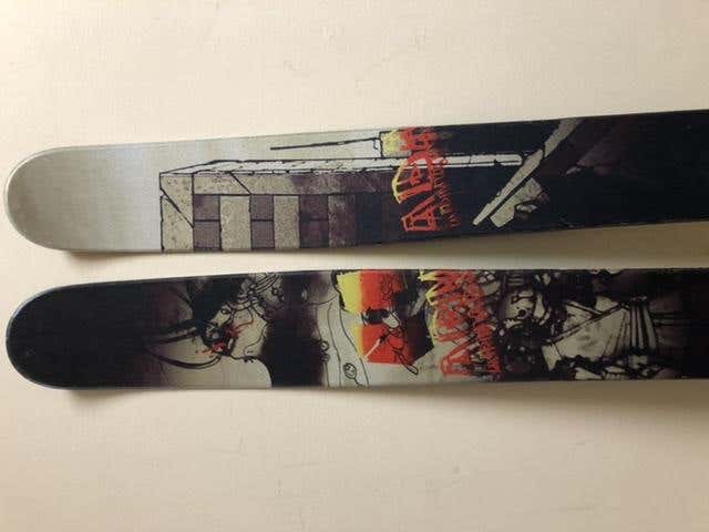 Armada JJ's with Tyrolia AT bindings and skins