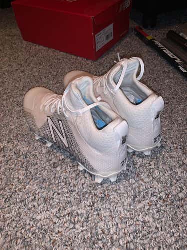 White Adult Molded Cleats New Balance