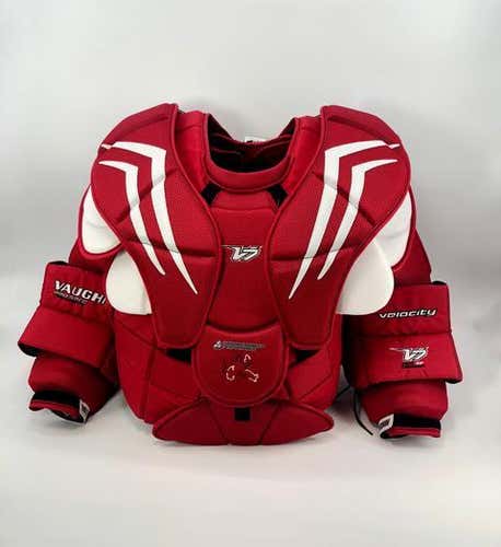 Senior Vaughn Velocity V7 XF Pro Carbon Chest and Arm Protector Goalie Chest Protector