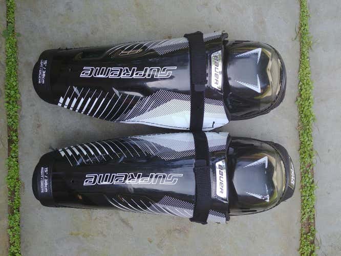 Used Bauer Supreme Shin Pads
