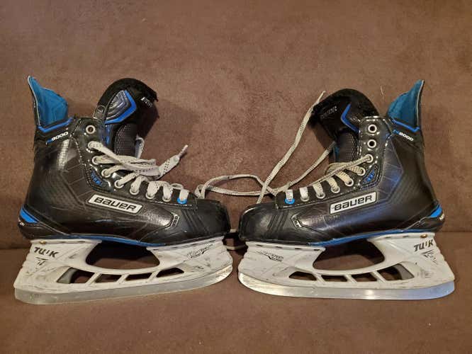 Senior Used Bauer Nexus N9000 Hockey Skates Regular Width Size 7.5