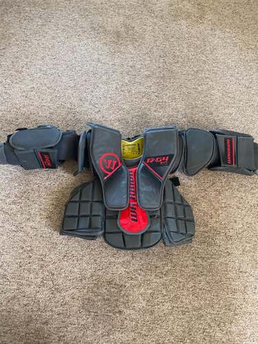 Used Medium Warrior Ritual G4 Goalie Chest Protector