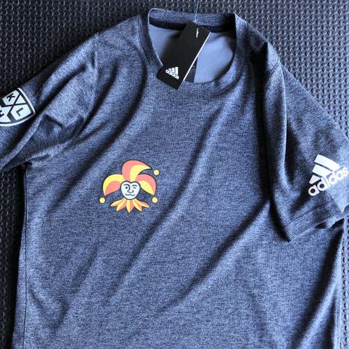 Adidas Hockey KHL Jokerit Gray Men's Medium T Shirt