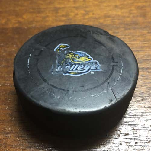Toledo Walleye Official Hockey Puck Used