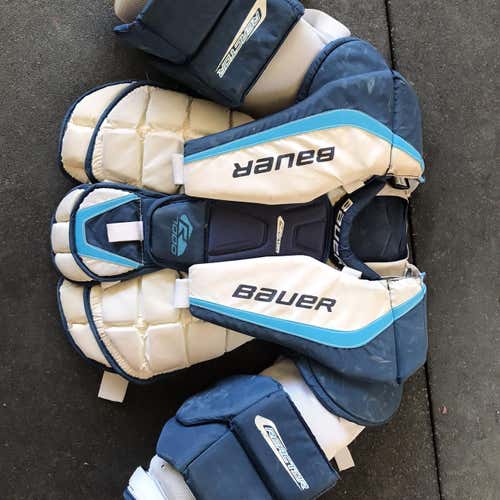 Used Large Bauer Reactor 7000 Goalie Chest and Arm Protector