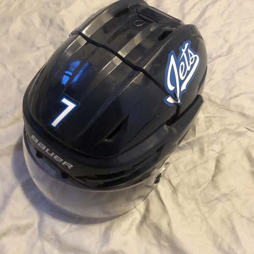 Winnipeg Jets Dmitri Kulikov Game/practice Used Helmet