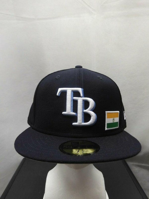 TAMPA BAY DEVIL Rays new era baseball fitted vintage hat 90s hat cap Size 6  3/4