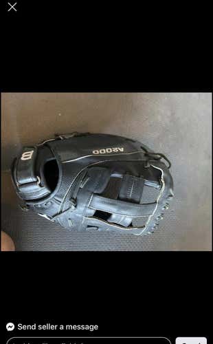 Black New First Base A2000 12.25" Softball Glove