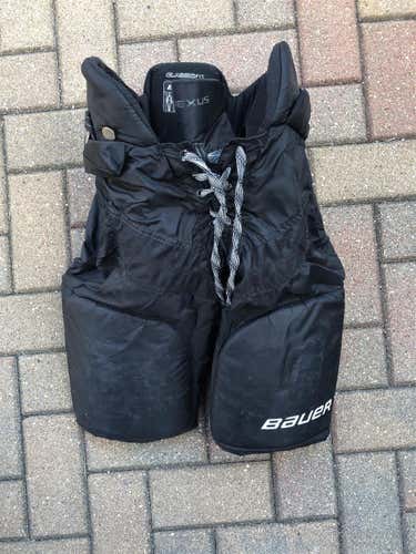 Black Used Large Bauer Nexus 400  Hockey Pants