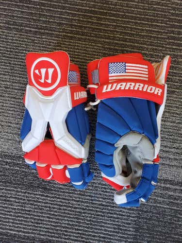 New Custom Warrior Burn Pro Lacrosse Gloves 12" USA